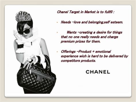 chanel target market.